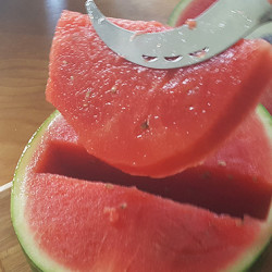 slice and serve watermelon