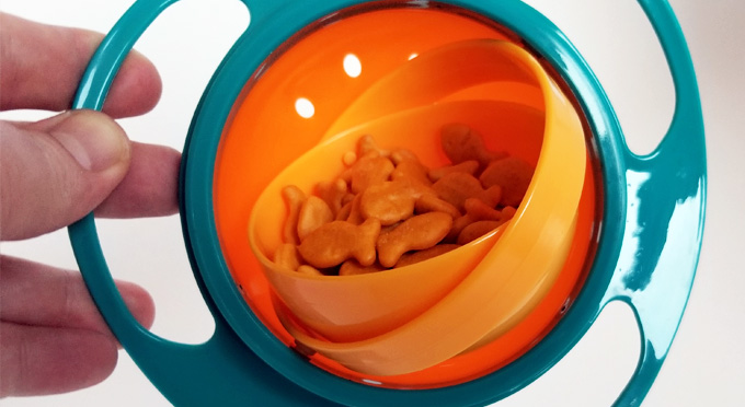Easy To Handle Toddler Snack Bowl